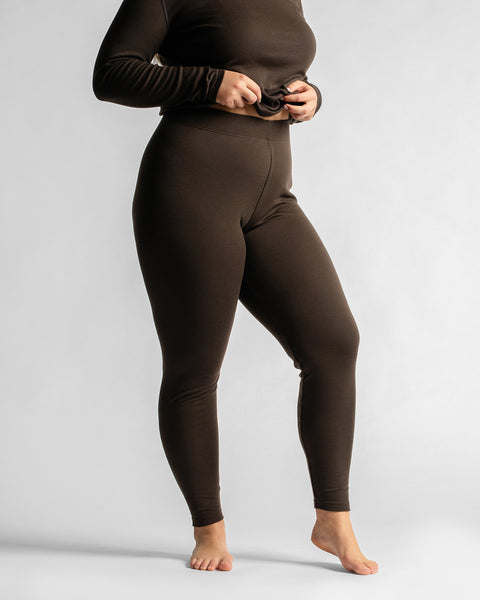 Women's 250 Leggings Chocolate Brown