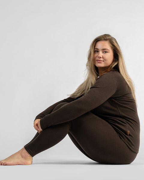 Women's 250 Leggings Chocolate Brown