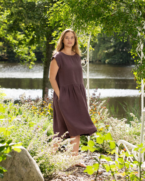 Smock Dress Cecilia Shadow Purple