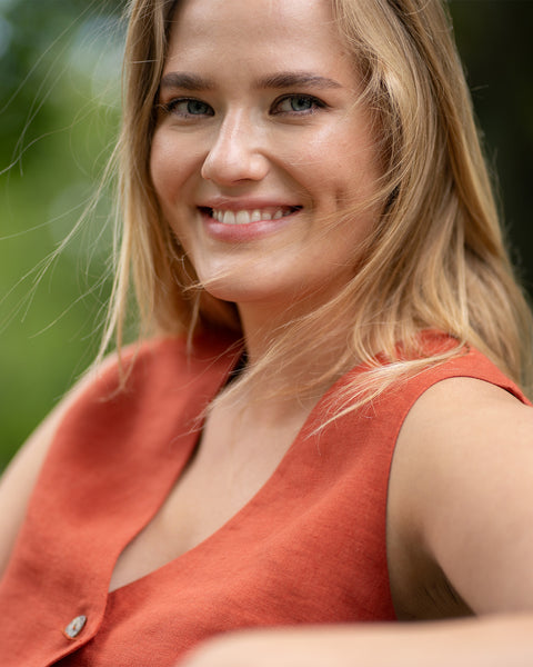 Linen Vest Ava