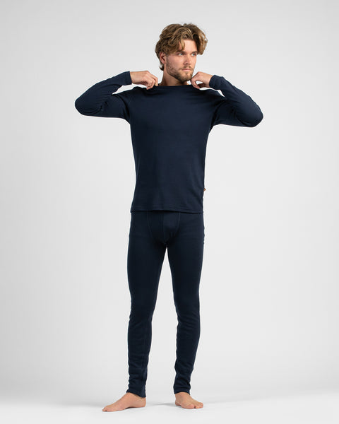 Men's 250 Merino Pants Rub Navy Blue
