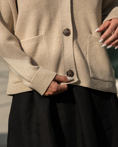 Women's Merino Wool Cardigan Hazel