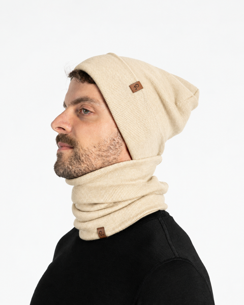Men's Knit Beanie & Gaiter 2-Piece