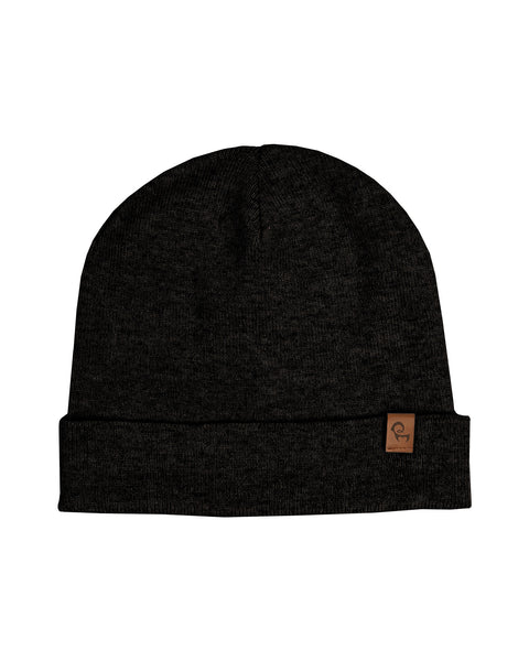 Men's Knit Beanie Merino & Cashmere Dark Gray