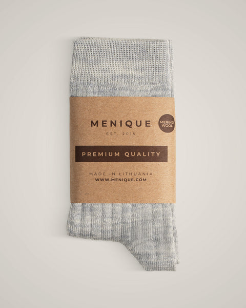 Kids' Breathable Merino Rib Crew Socks