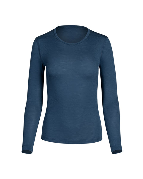 Women's 160 Thermal Long Sleeve Crew Denim