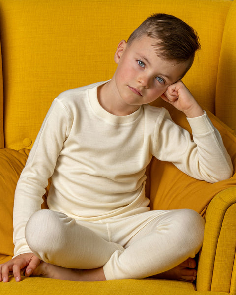 Kids' Long Sleeve Shirt Merino Wool