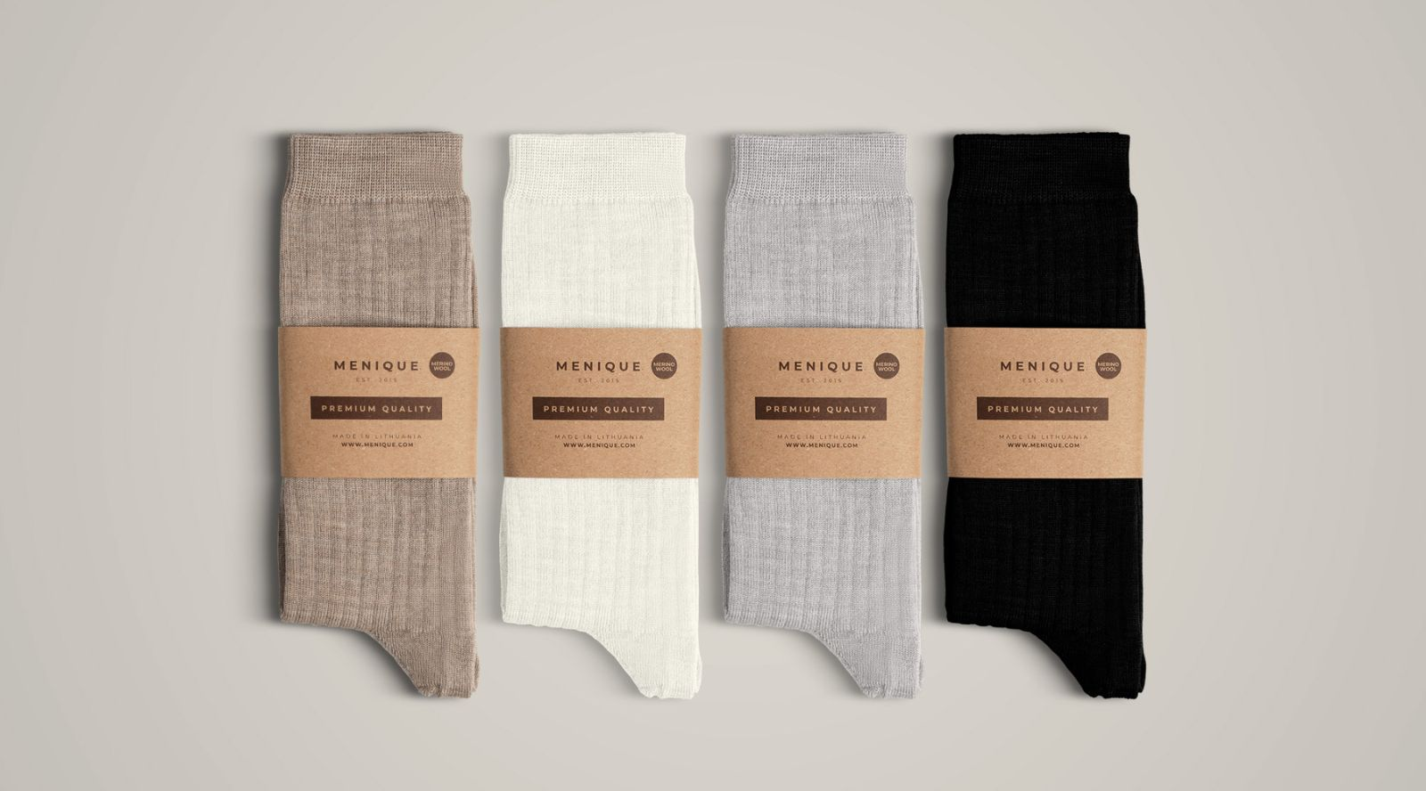 woman wearing gray merino wool socks.