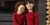 Gifts for kids | Two sisters wearing merino wool royal cherry set