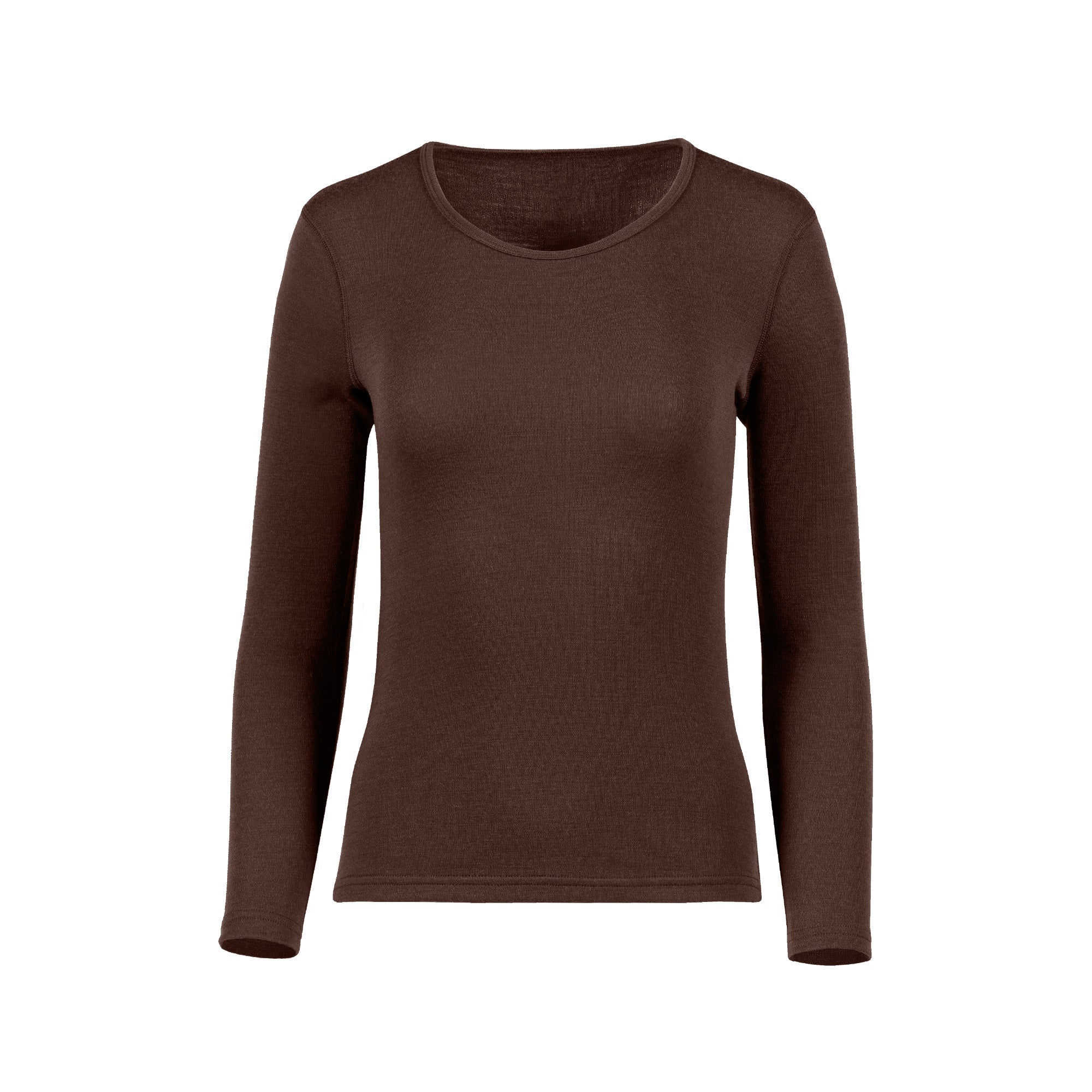 Women's Merino 250 Long Sleeve Crew Royal Cherry | menique - MENIQUE