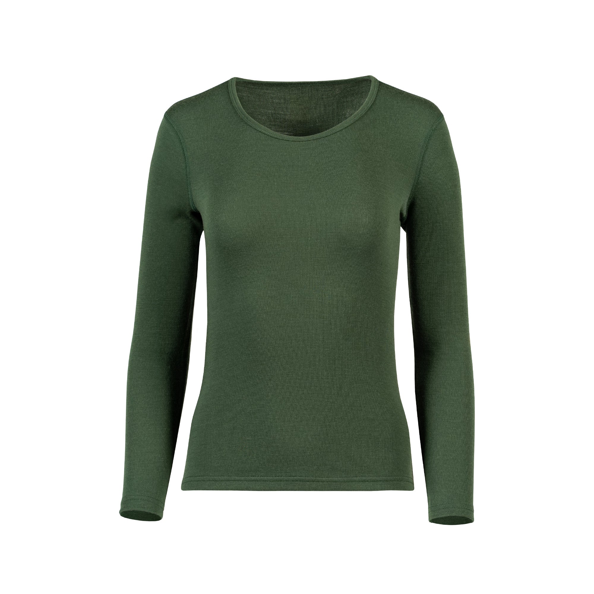 トップス ONC MERINO LONG SLEEVE T-SHIRT GREEN Women's 100% Merino Wool Long Sleeve Shirt – WŪRU Wool Co.