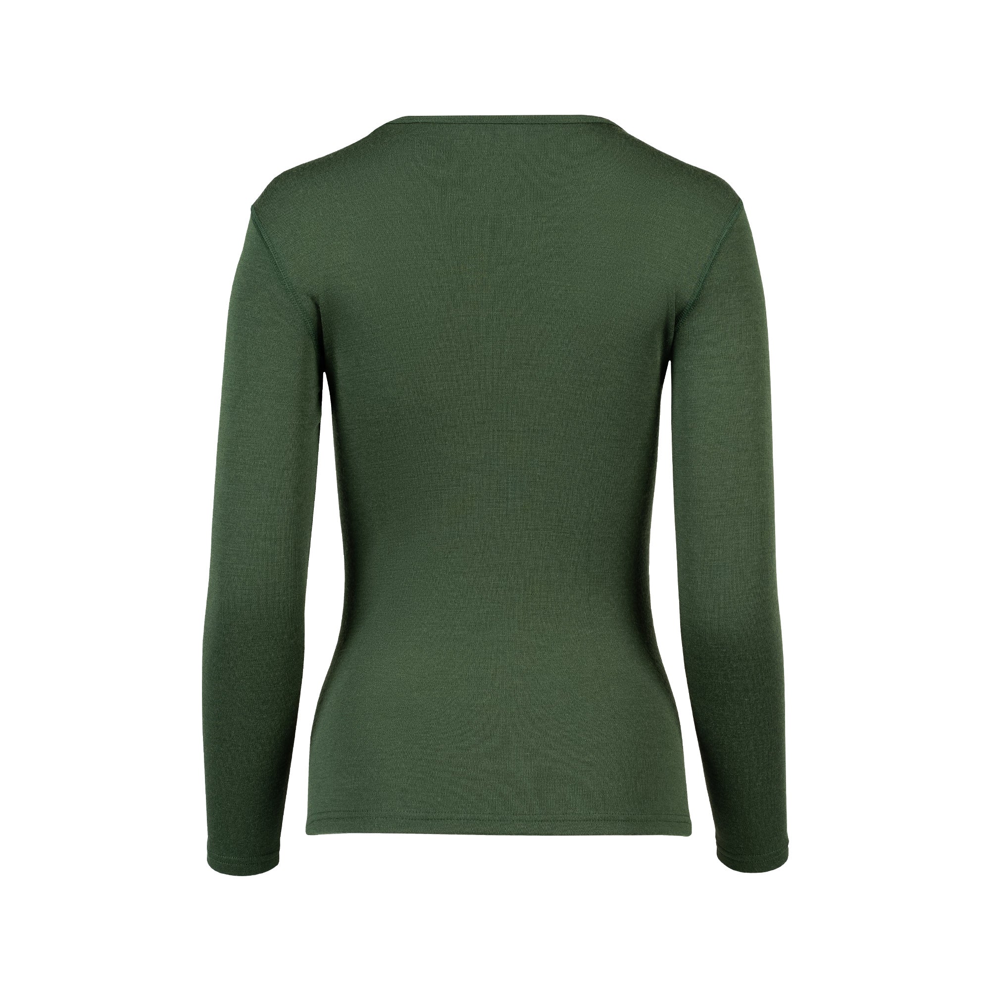 Women's Merino 250 Long Sleeve Crew Dark Green | menique