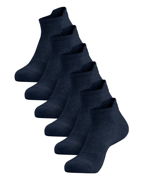 Men’s Cotton Ankle Socks 6-Pack