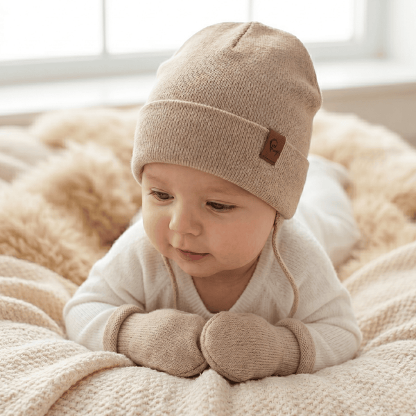 Kids' Newborn Beanie With Strings ❤️ menique - MENIQUE