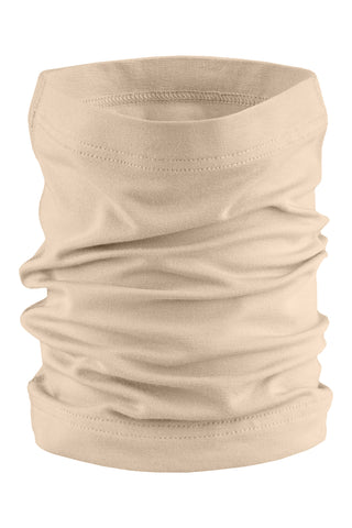 Kids' Soft Bamboo Neck Gaiter - One Size / Beige