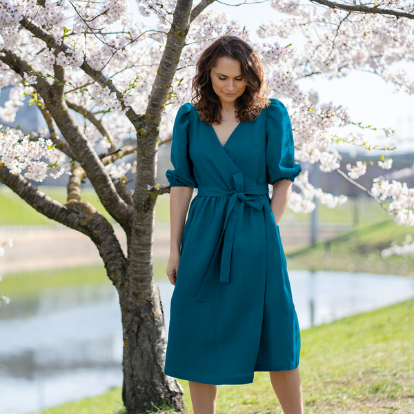 Bubble Sleeve Dress Belle Xs / Mint Green