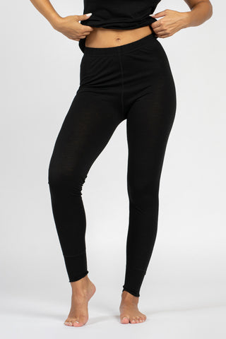 Women's 160 Merino Pants Black - XS / Black