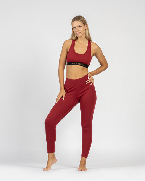 Women&#39;s 250 Leggings Royal Cherry