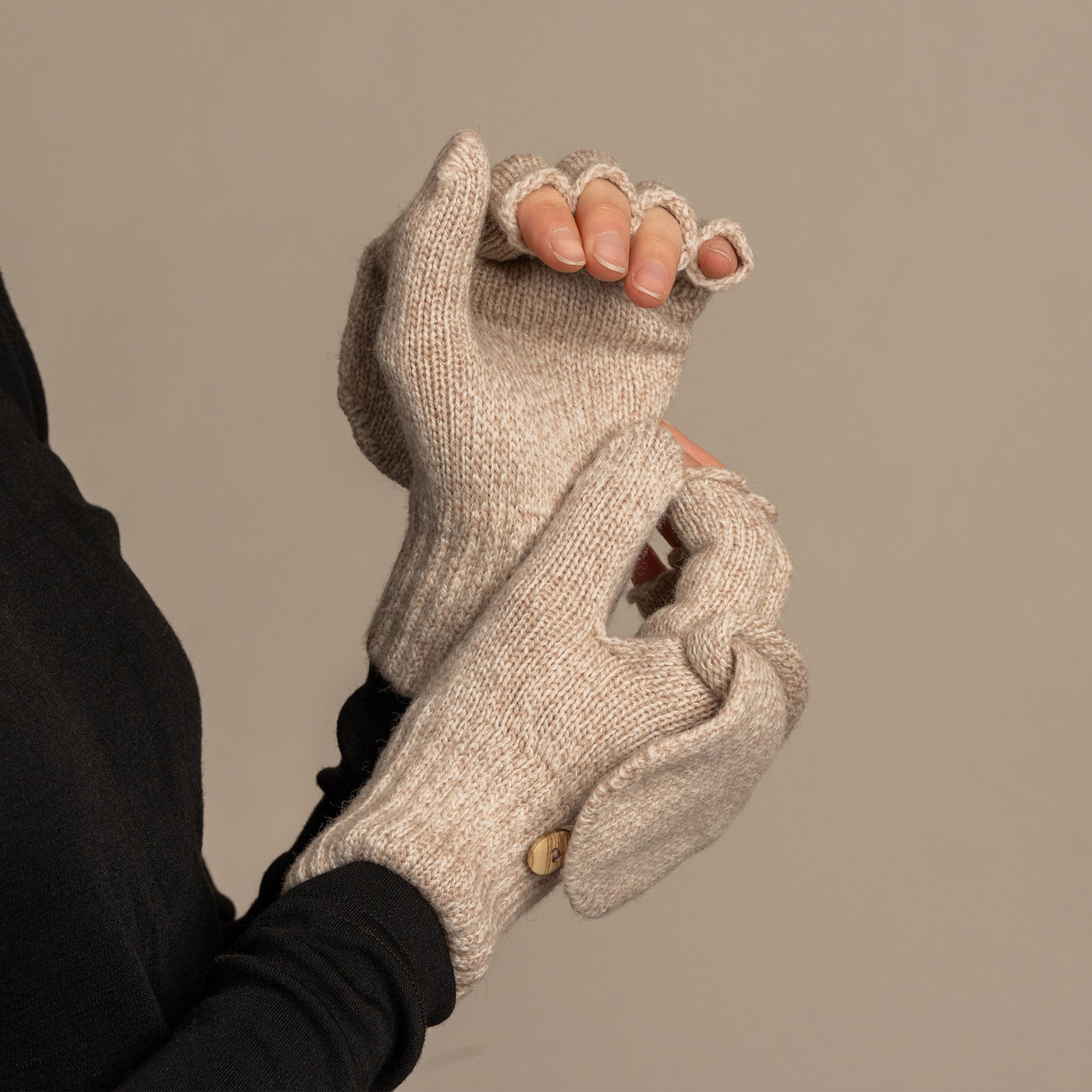 Convertible Mittens Best Fingerless Gloves For Winter Women's