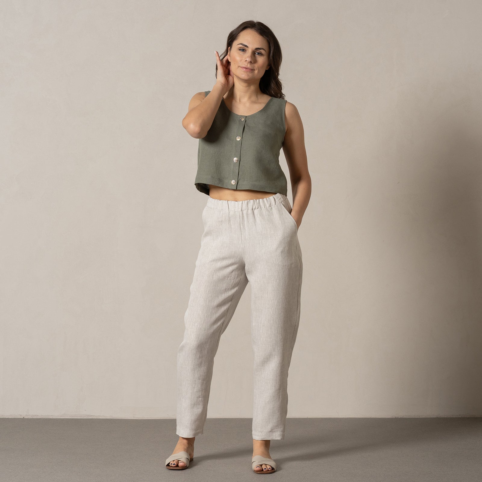 Linen Pants Dakota Natural