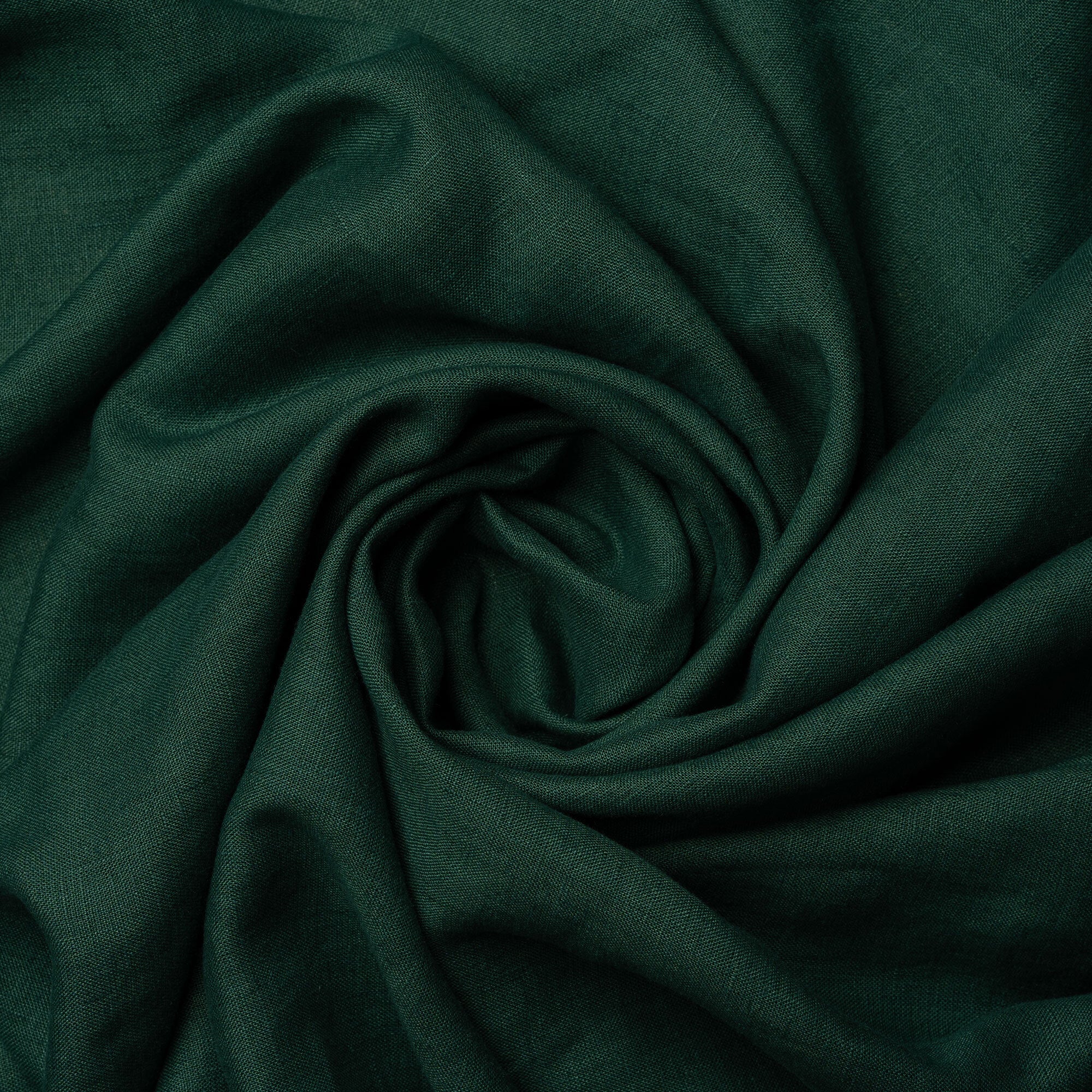 Linen Pinafore Jumpsuit Nicci Dark Green