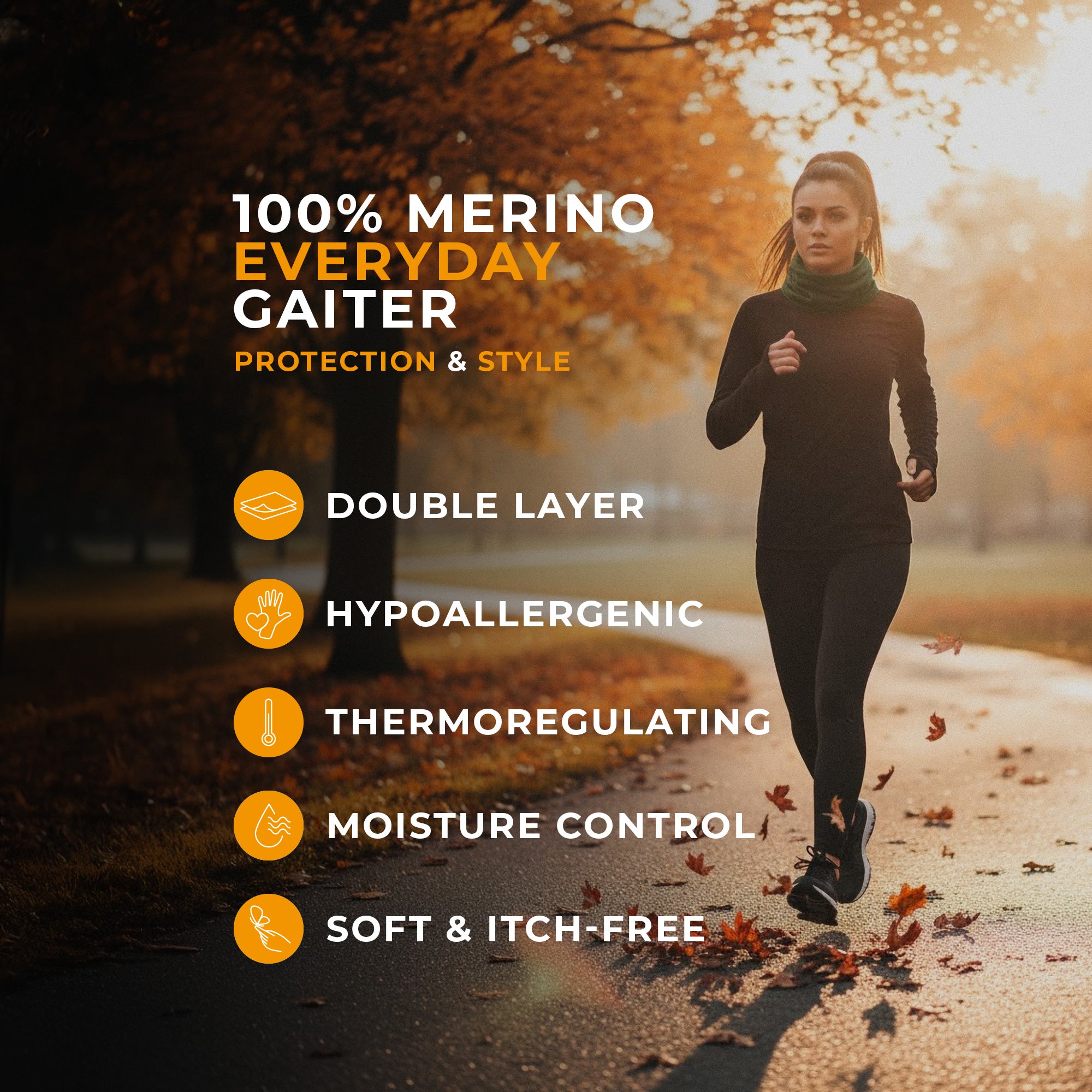 Women's Merino Neck Cover Black ♥️ menique - MENIQUE