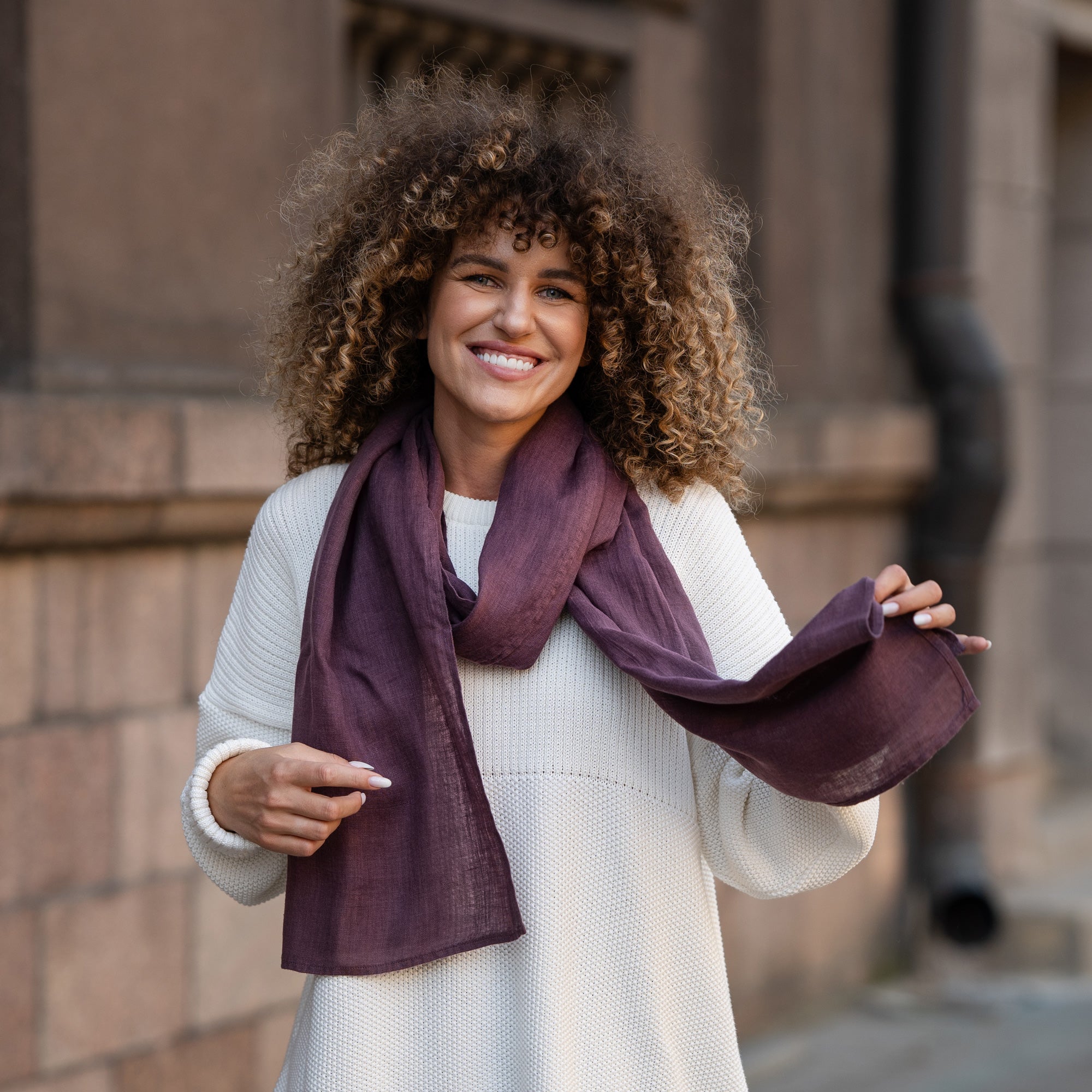 Women's European Linen Scarf ❤️ menique - MENIQUE