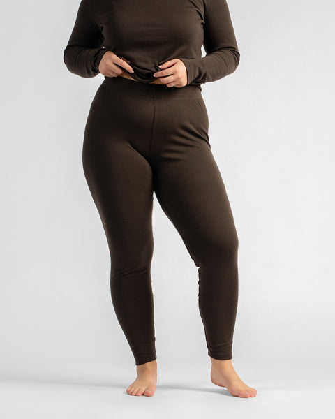 Women's 250 Leggings Chocolate Brown