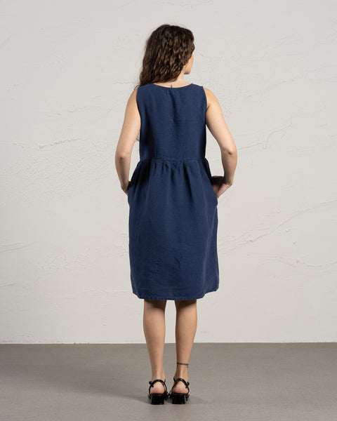 Smock Dress Eliza Storm Blue
