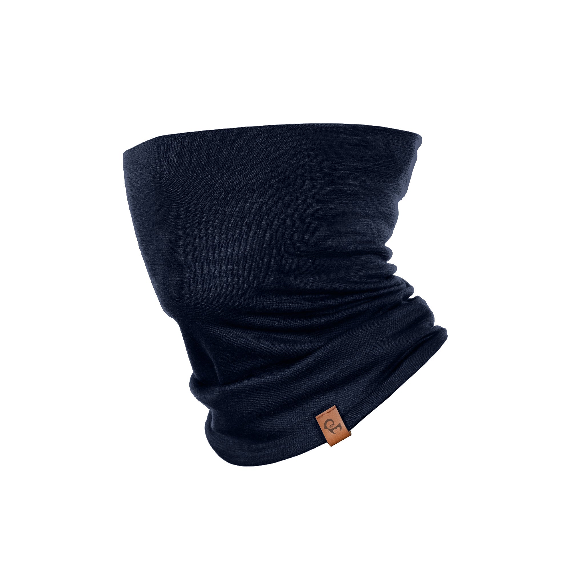 Men's Australian Merino Neck Gaiter Denim | menique - MENIQUE