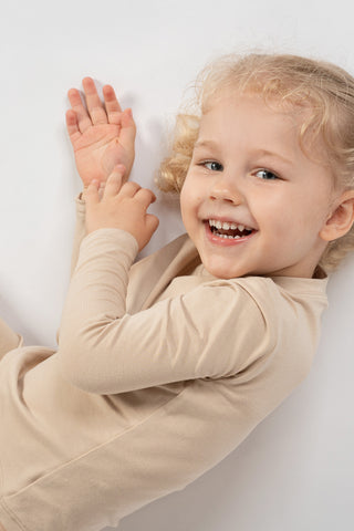 Kids' Bamboo Pajama Shirt - 1-2Y / Beige