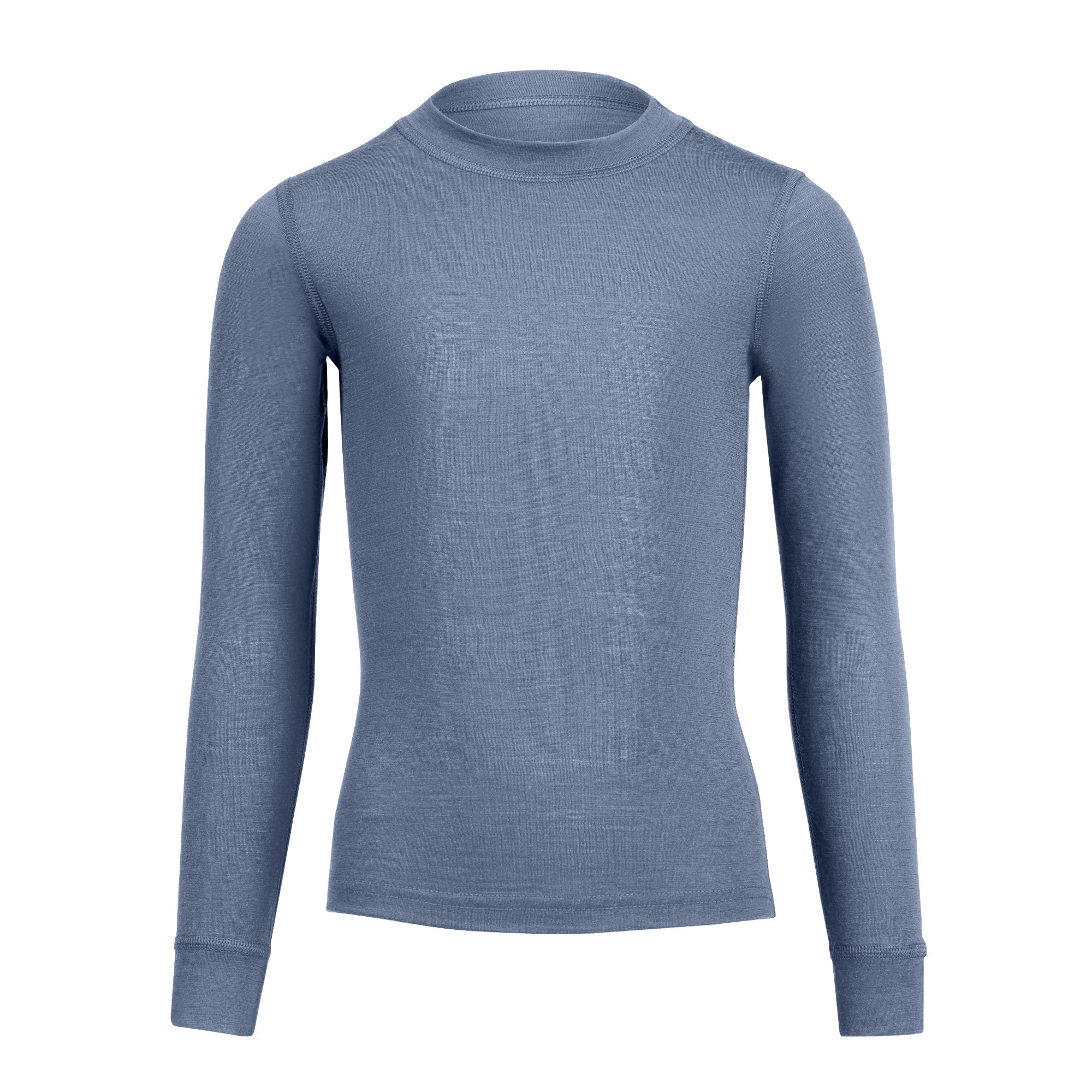 Kids' 160 Thermal Long Sleeve Crew Dusty Blue ❤️ menique - MENIQUE