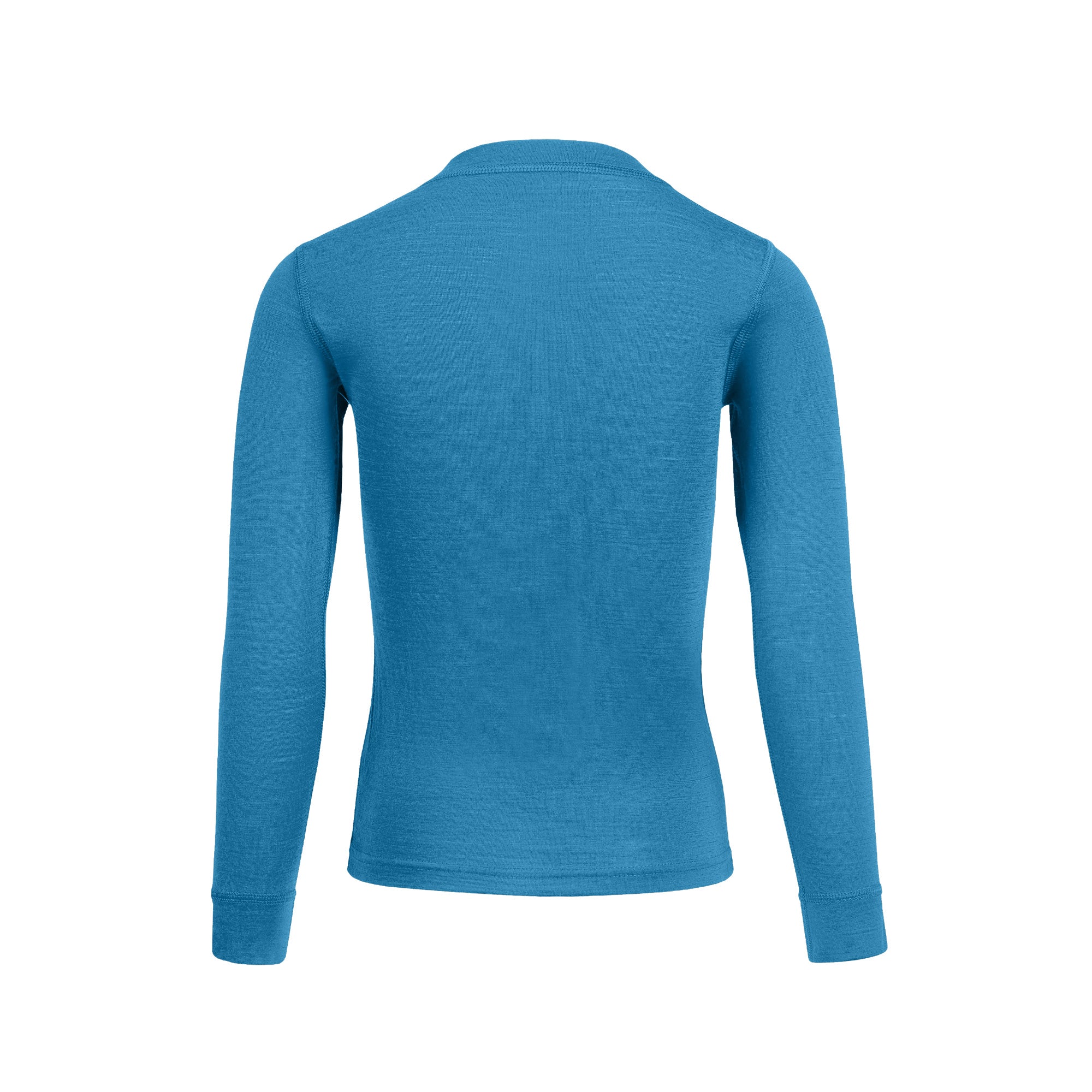 Kids' Merino 160 Long Sleeve Crew Light Blue | menique