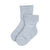 The menique kids' merino wool sherpa lined socks in all available colors, with packaging.