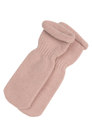 Kids' Knit Baby Socks/Mittens Cashmere Blend - 0-6M / Dusty Pink