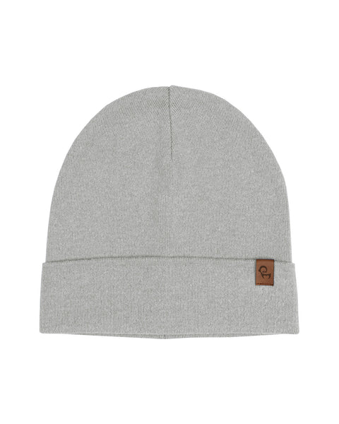 Kids&#39; Beanie Knitted Merino &amp; Cashmere light gray