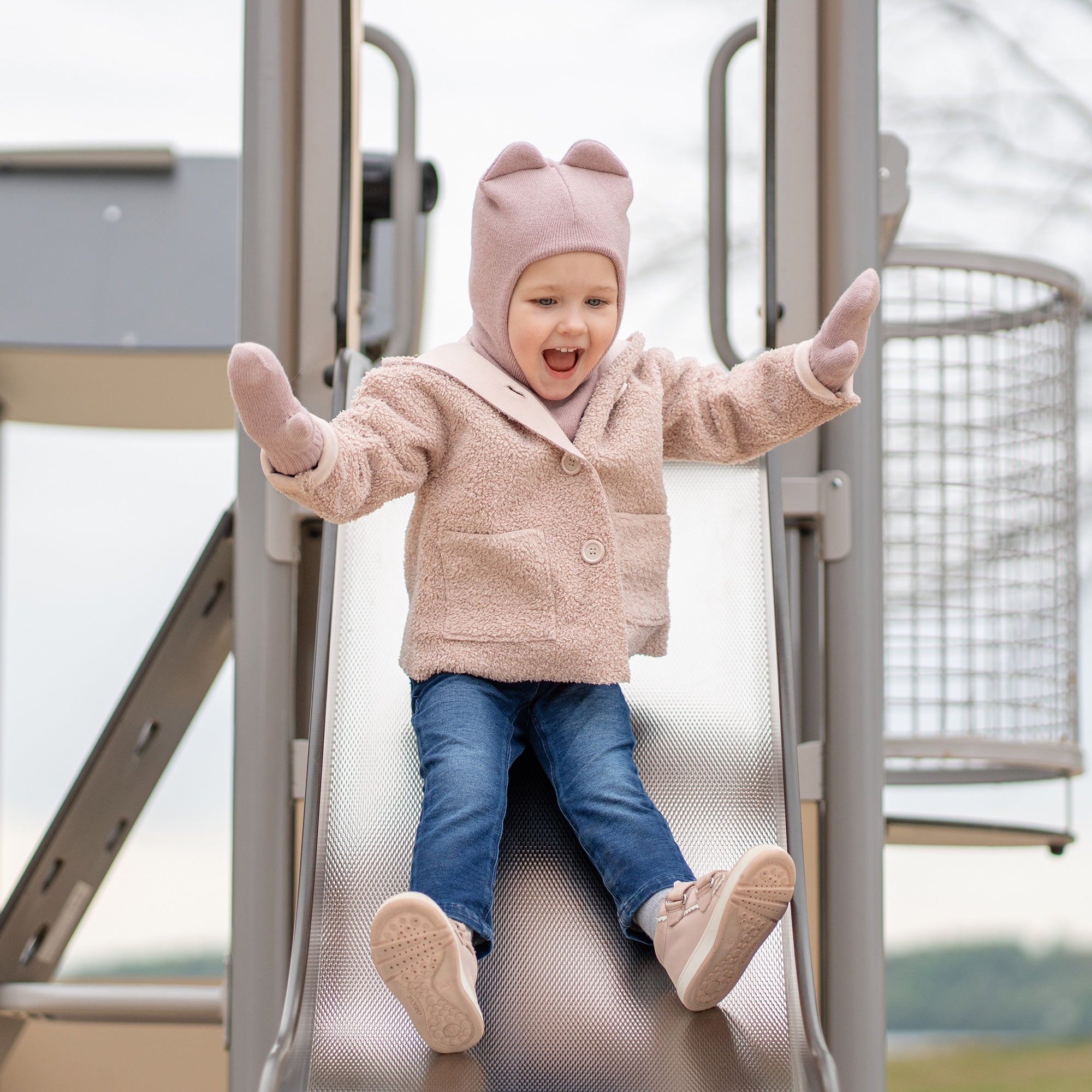 Knitted Kids' Double Mittens ❤️ menique - MENIQUE