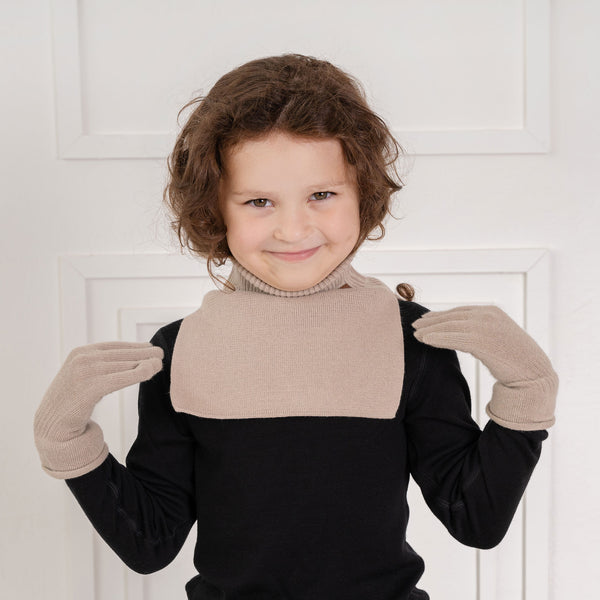 Combed Cotton Turtleneck Dickie For Kids ❤️ menique - MENIQUE