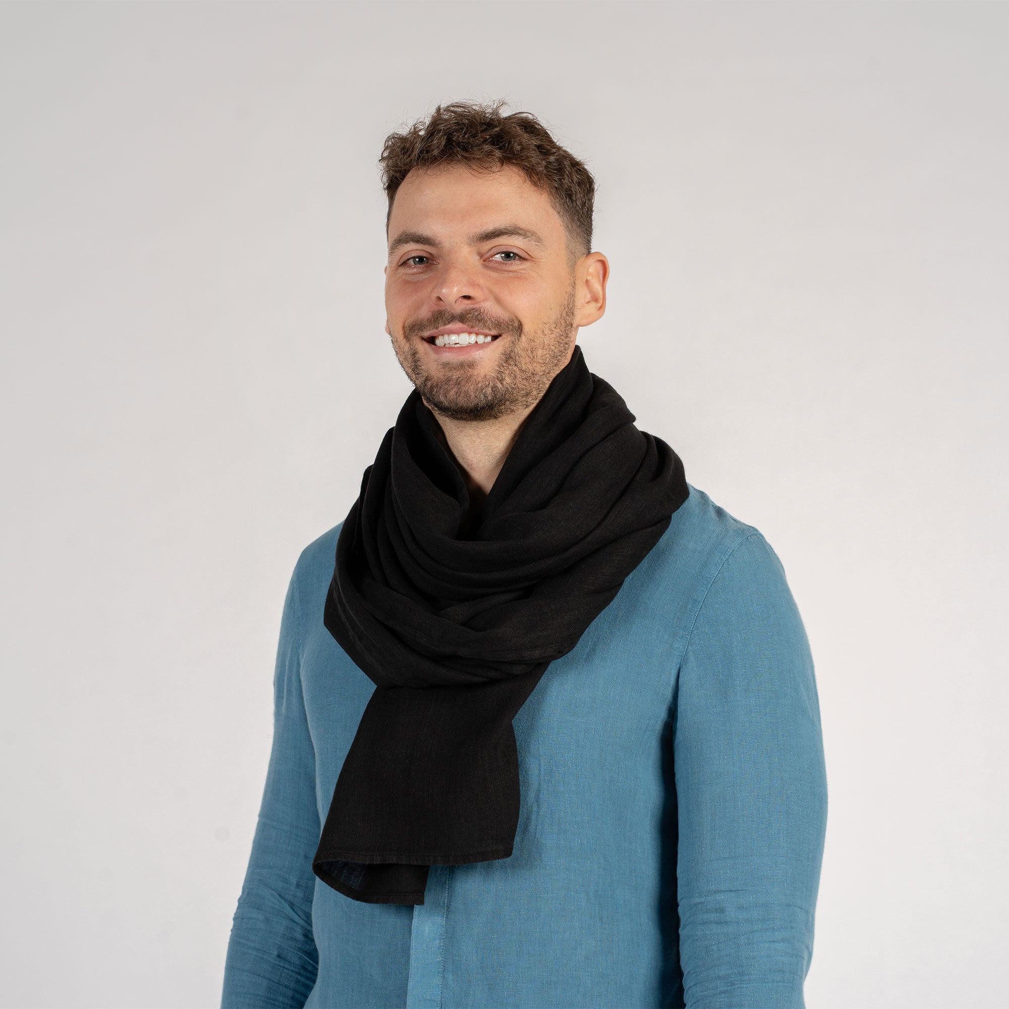 Men's Linen Scarf ❤️ menique - MENIQUE
