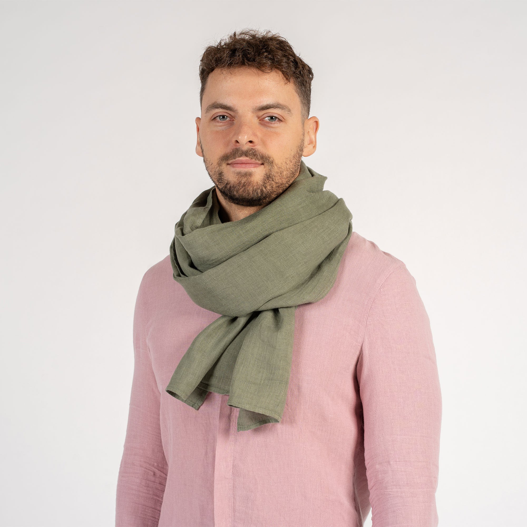 Men's Linen Scarf ❤️ menique - MENIQUE