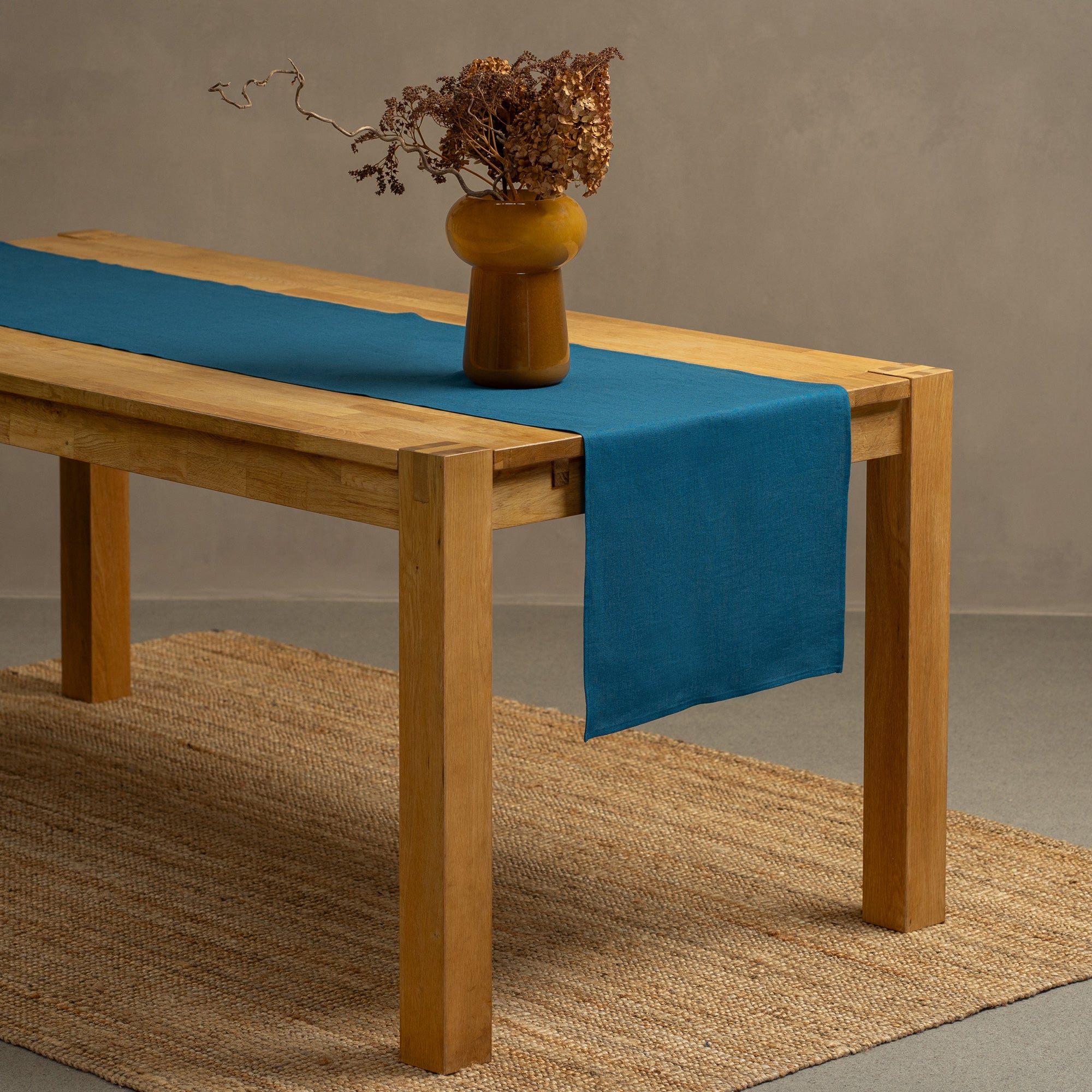 Organic 100% Linen Table Runner ❤️ menique - MENIQUE