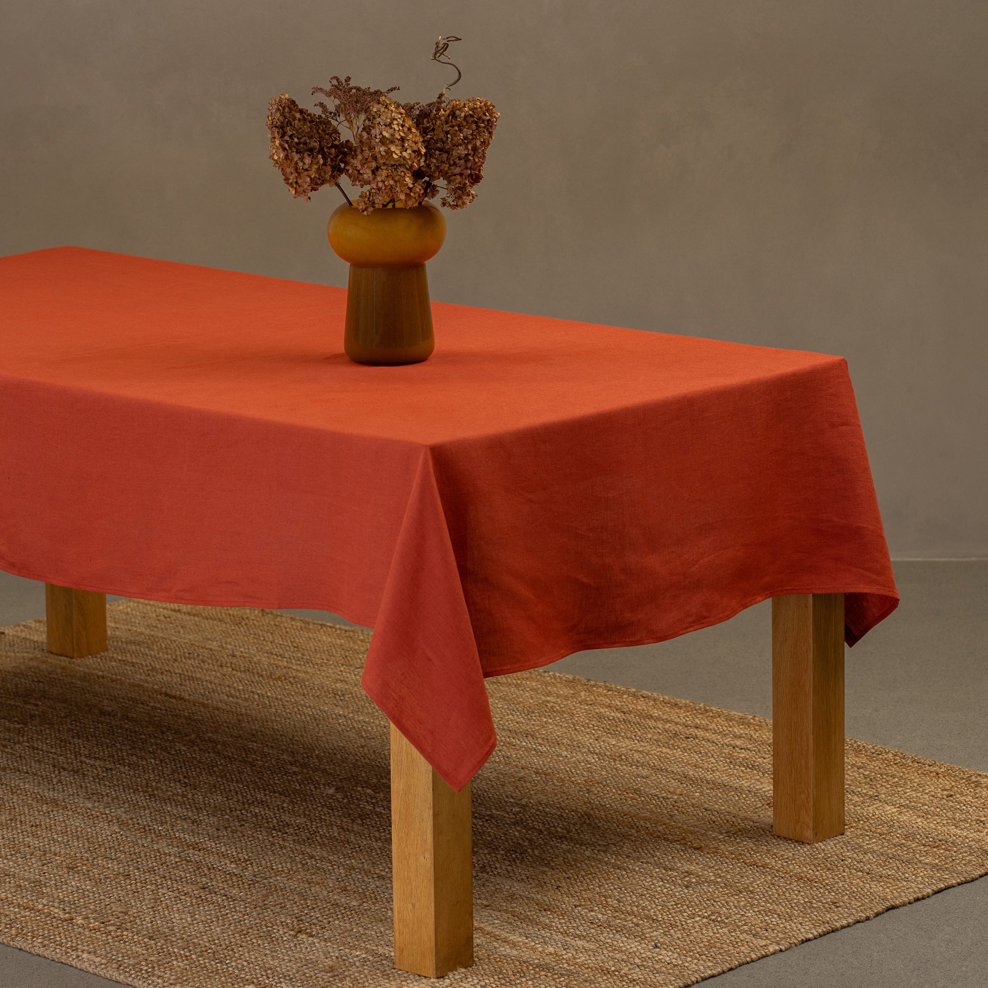 Holiday Linen Tablecloth