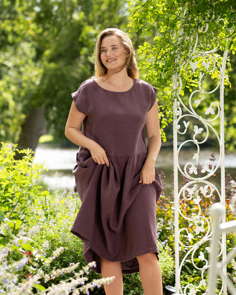 Smock Dress Cecilia Shadow Purple