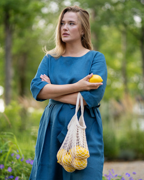 3/4 Sleeve Obi Wrap Dress Miley