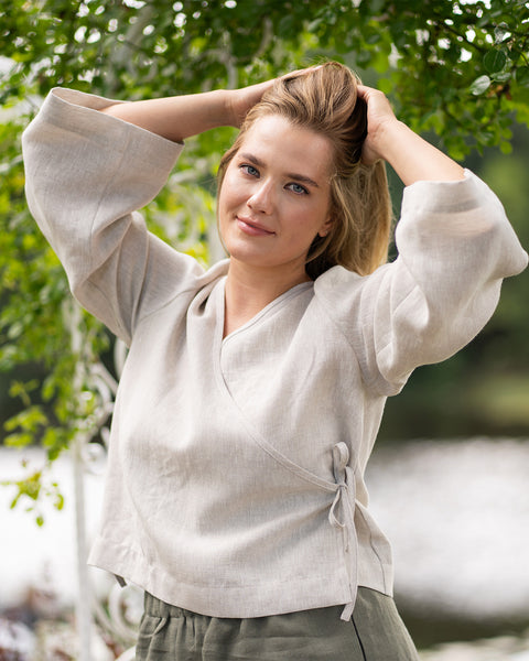 Relaxed Wrap Top Thea