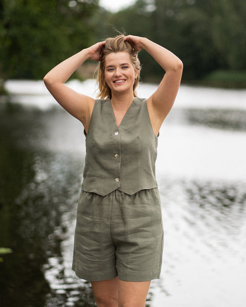 Linen Vest Ava