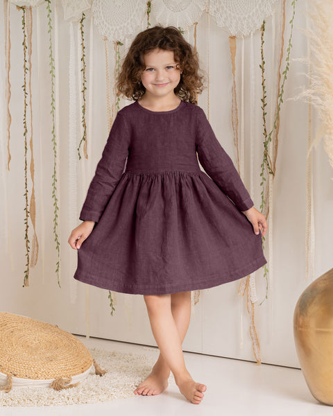 Girls&#39; Linen Dress Lucy