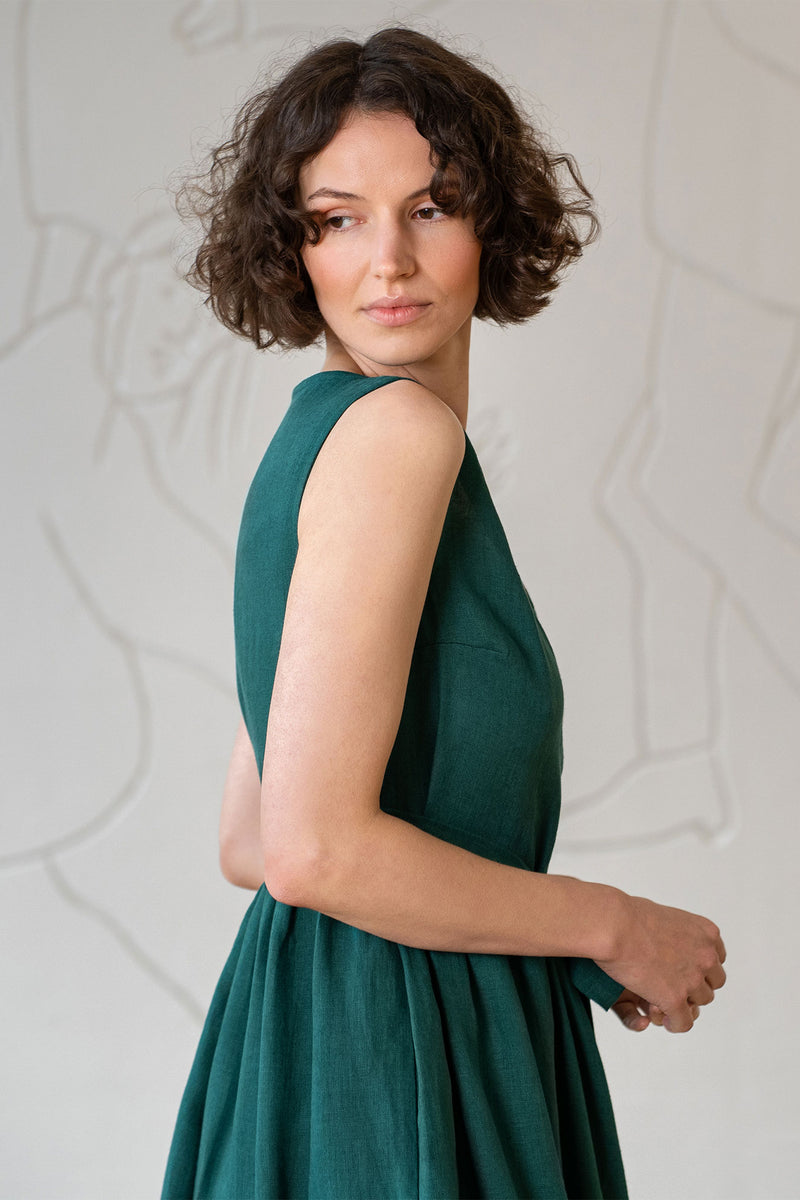 Organic 100% Linen Dresses for Women ❤️ menique