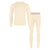 Men's Merino 250 Set of Long Sleeve & Bottom Rub Natural