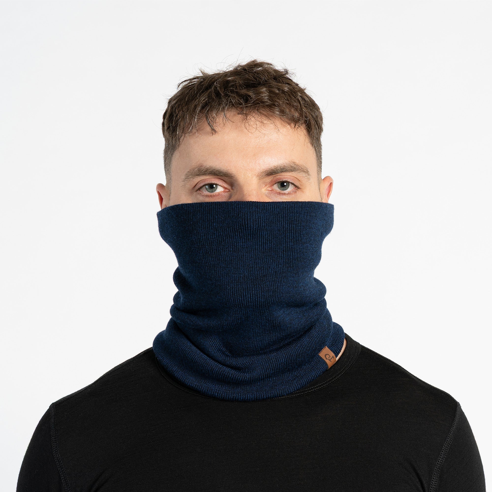 Merino Wool Knit Neck Gaiter for Men ❤️ menique